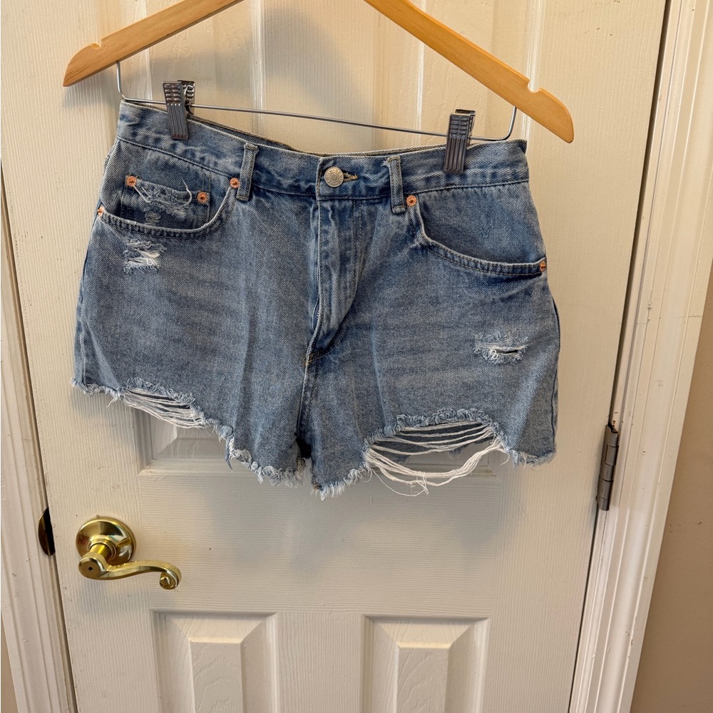 Love Tree Distressed Denim Shorts